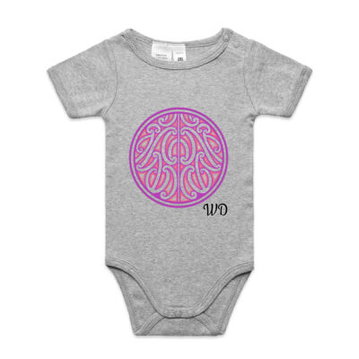 Short Sleeve Onesie (Pink Design)   Thumbnail