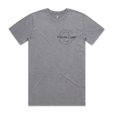 Stonewash Adult Tee (Gray Design) Thumbnail
